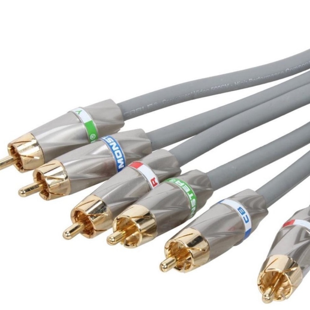 Tech | Monster 24K Gold RCA Component Interconnect Cable - 15.5 ft